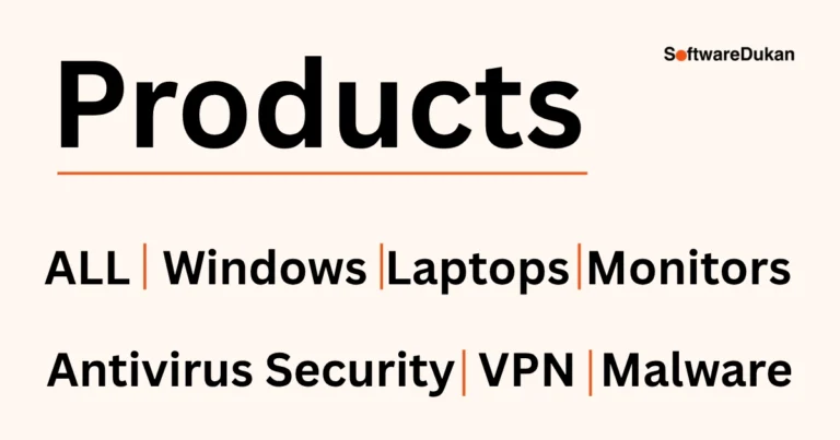 All types of Products software